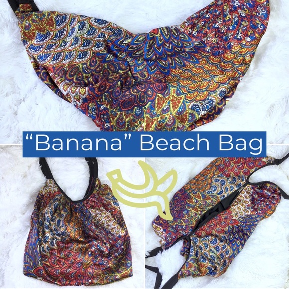 Handbags - ❤️SOLD❤️Boho Beach Bag Foldable Packable Mandala